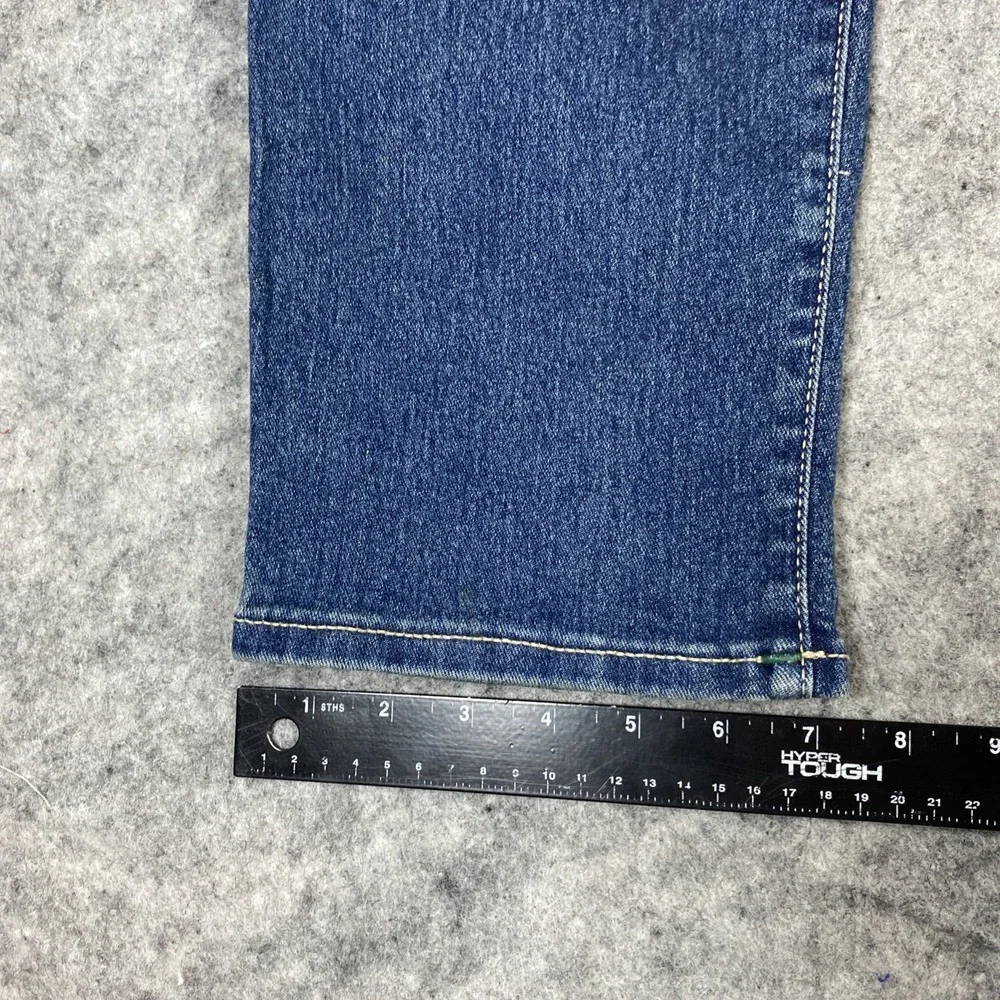 NWT True Religion Rocco Relaxed Skinny Jeans Mens 38x32 Blue Straight Leg Denim‎